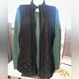 Maurice’s Black Quilted Women's Vest